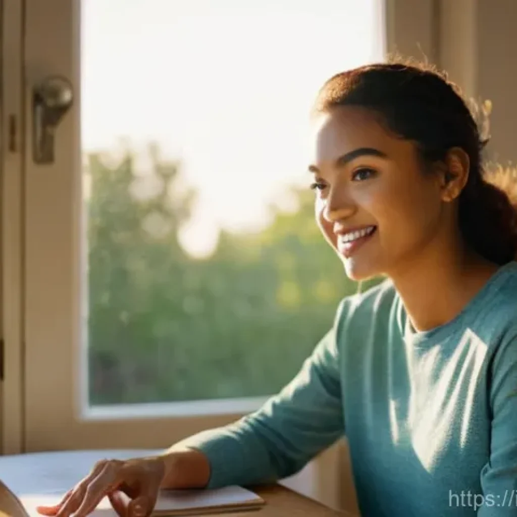 동영상 촬영 조명 기법 - **Golden Hour Natural Light with DIY Reflector**
    A vibrant medium shot of a cheerful female cont...