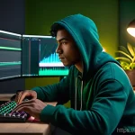 영상 편집 소프트웨어 비교 - **Prompt for DaVinci Resolve (Beginner/Independent Focus):**
    "A diverse young man, early 20s, wi...